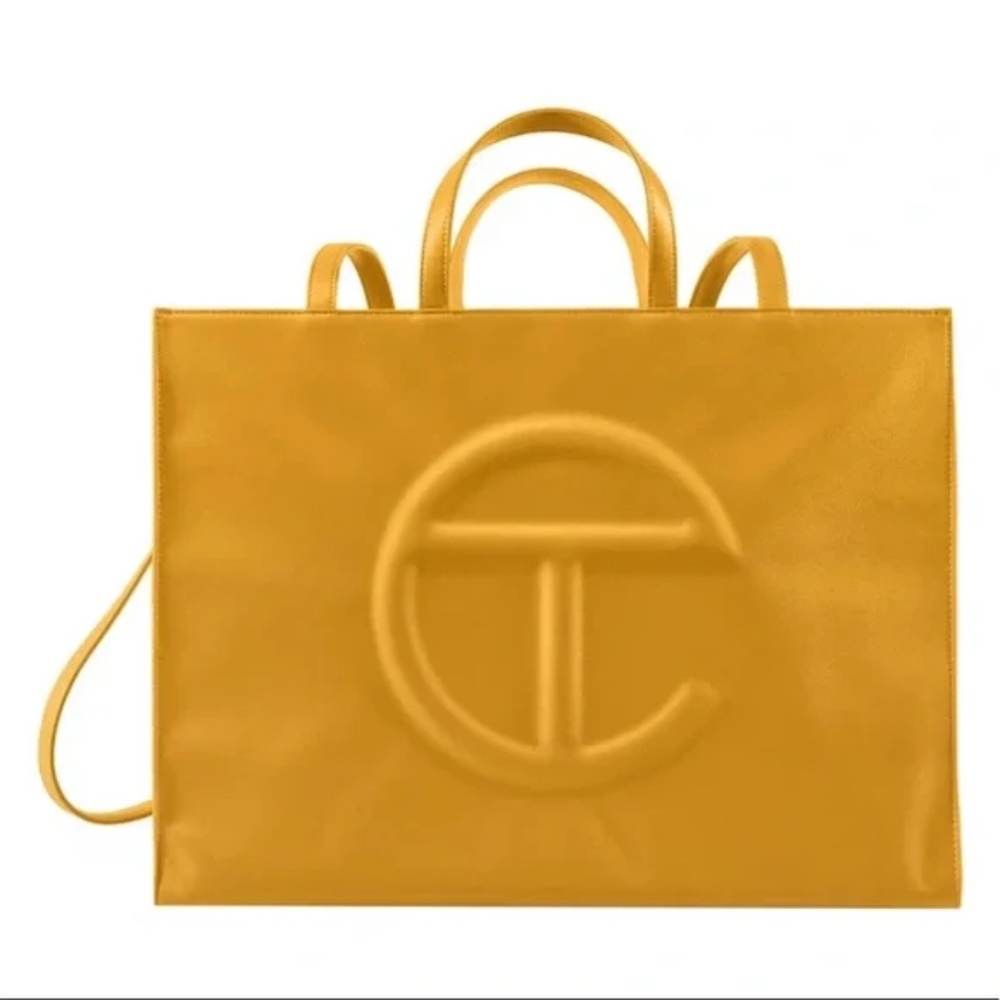 Telfar Mustard Large Shopper. Still in Dust Bag!